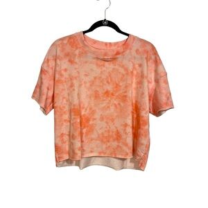 Women's Very Soft Pink Tiedye Lounge/Sleep Top Size: Small